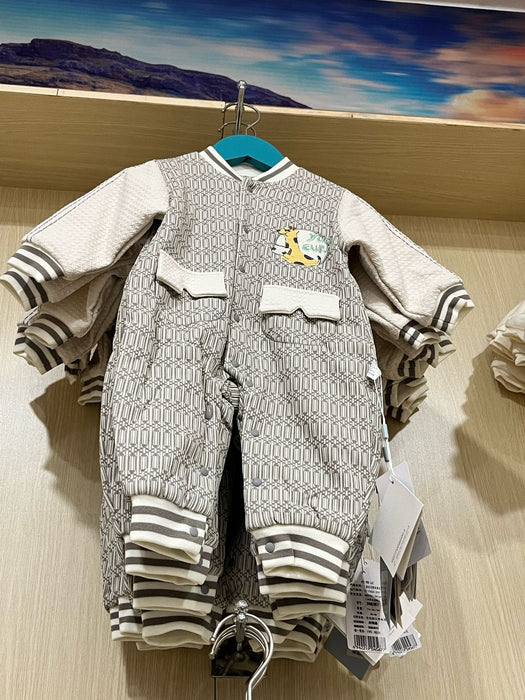 Winter Baby Clothes Newborn Thickened Romper Infant Warm Jumpsuit Fashion Toddler Boy Long Sleeve Bodysuit