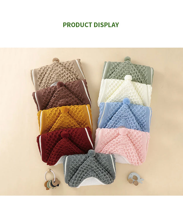 Knitted  Newborn Baby Sleeping Bag