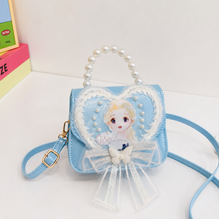 Elsa Bags - Kids Handbag with Long Shoulder Strap – Birthday Gift for Girls 1–12 Years