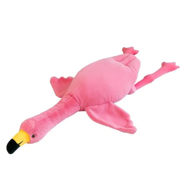 The New Flame Bird Throw Pillow Doll Plush Toy Wholesale Plush Shell High Quality Flamingo Stuffed Plush Pillow Flamingo Shaped