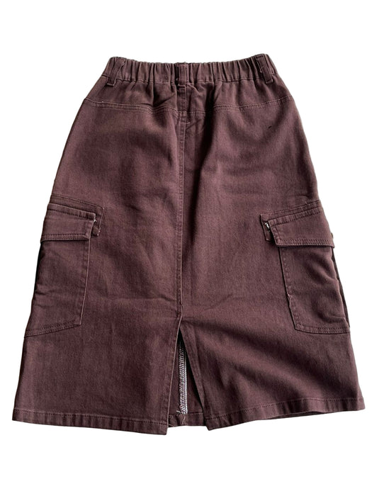 Khaki Short Skirt