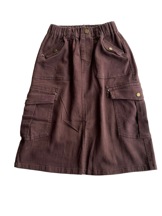 Khaki Short Skirt