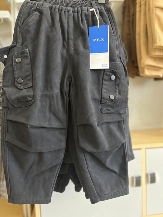 Kids Pants Overalls Spring and Autumn 2024 Korean Style