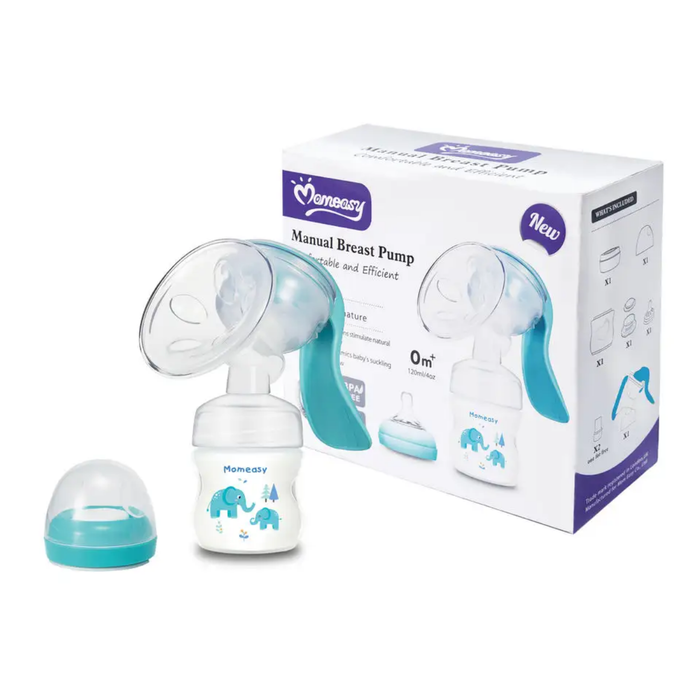 Momeasy Strong Suction BPA Free 24mm Caliber Manual Feeding Breast Pump