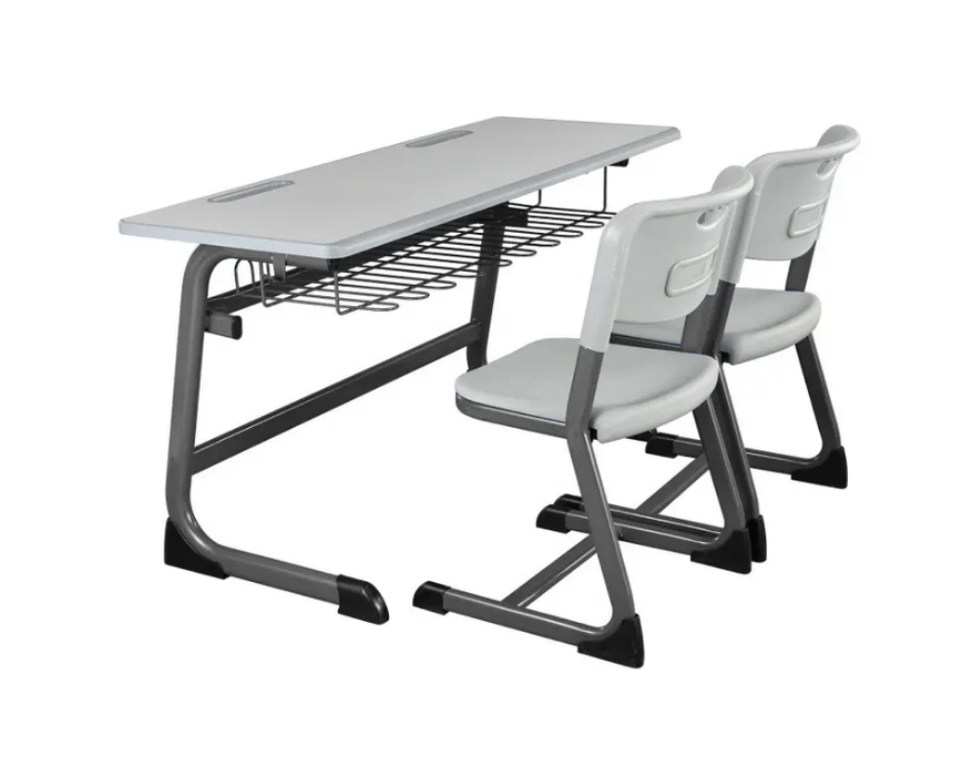 High Quality School Furniture Two Seater School Desk and Chair for Primary Middle School Student Furniture