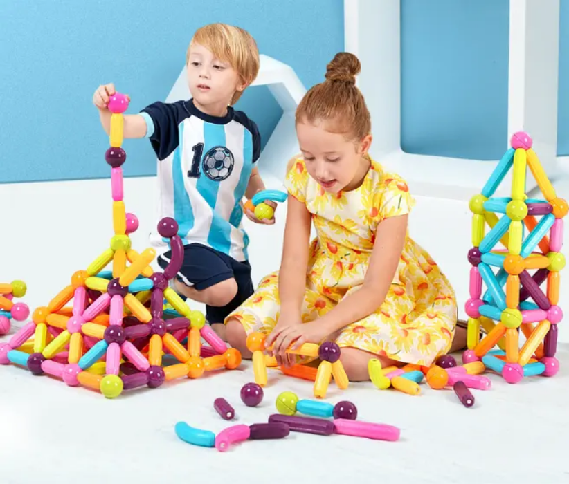 High quality magnatic building block sticks and ball set for kids