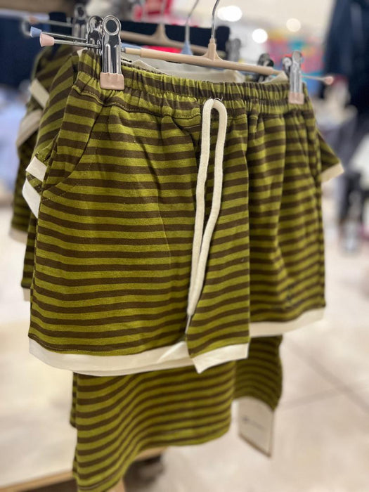 Soft Stripe Sleeveless Vest & Pant