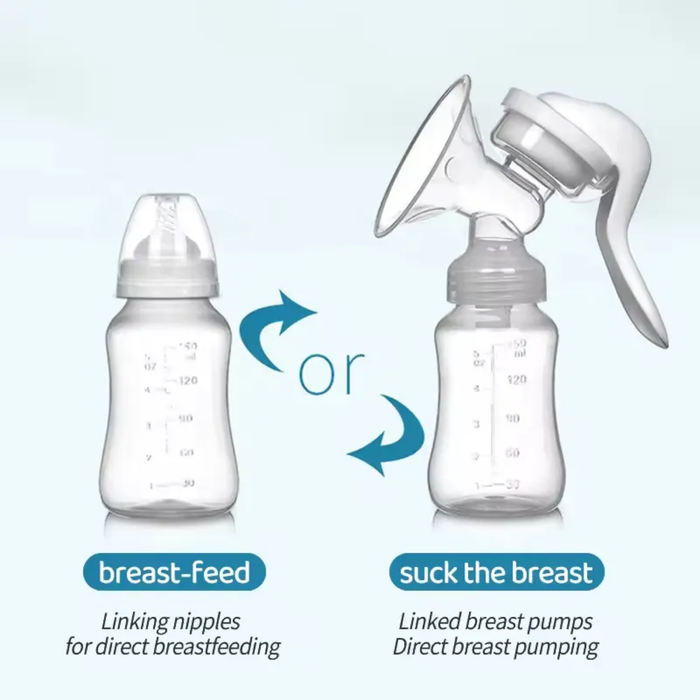 Philips Avent Manual Breast Pump - High Quality Hand Free Breast Pump 150 Ml Silicone Manual Breast Pump for Milk Collector