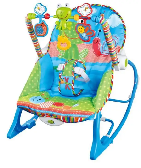 Newborn Baby Rocker Toddler Portable Rocker Baby Swing Chair Vibration Baby Toys 1-3 Years