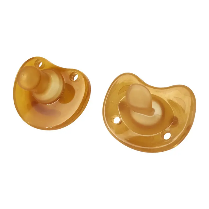 Food Grade Silicone Rubber Logo Customized Baby Pacifier Teething Nipple Soother Dummy Day Night Teat Pacifiers