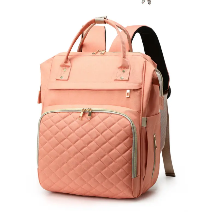 Low MOQ Multifunctional Folding Large Capacity Lightweight Portable Waterproof Maternity Baby Diaper Bag Backpack Mothers