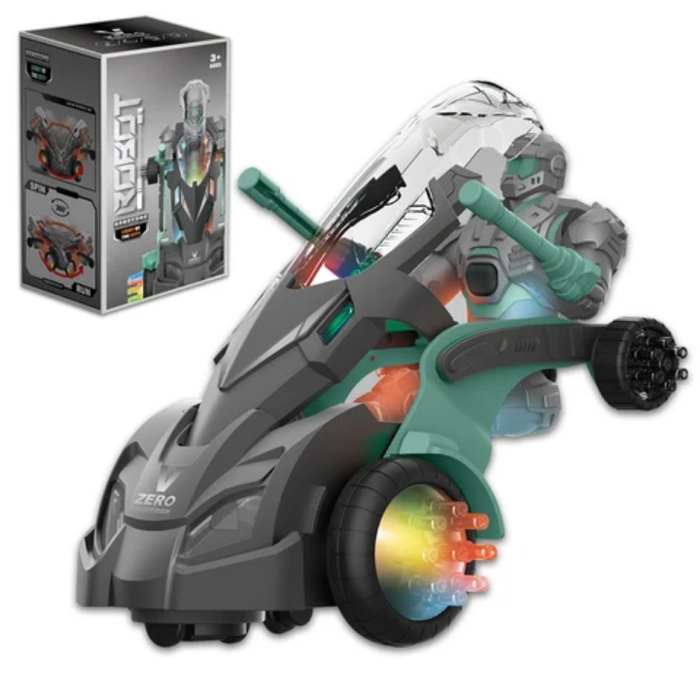 V ZERO X-men Cool Boy Novelty Toys Electric Transform Music and Lighting Robot Car Toy