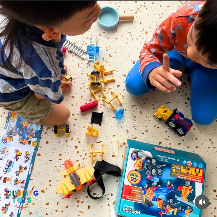 Mag-Build Urban Car & Plane 46pcs