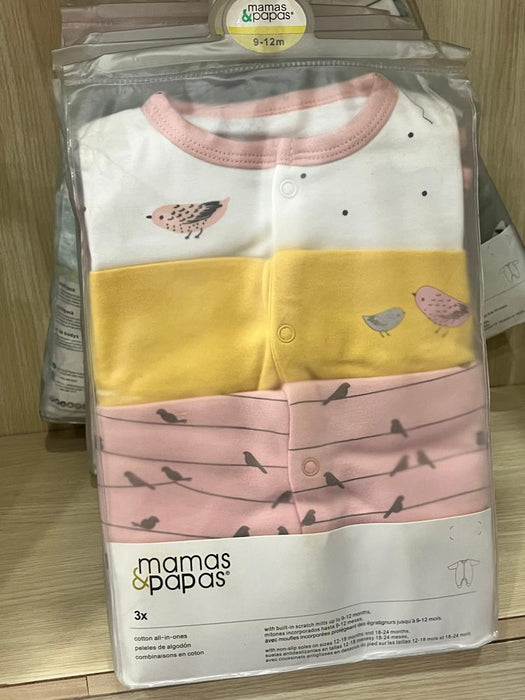 High Quality Newborn Baby Rompers Kids Cotton Zipper 3 Piece Set Random Design Pajamas Baby Bodysui