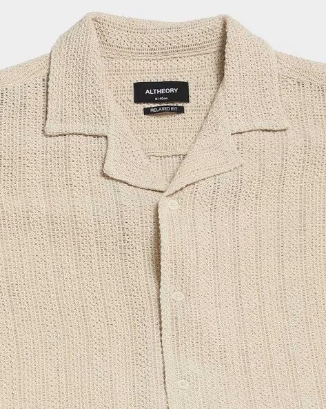 Loose Knit Short Sleeve Shirt