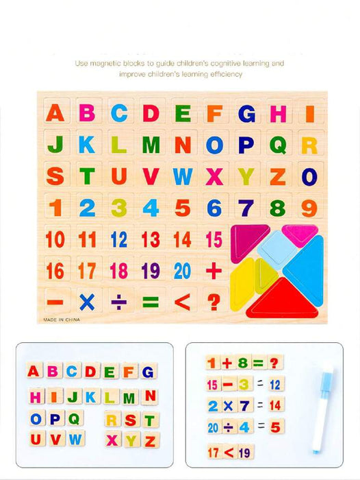 Multifunctional Wooden Learning Board