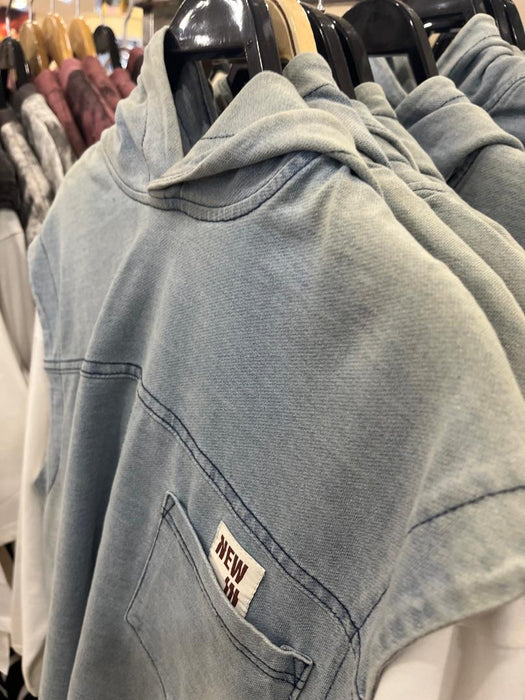 Denim Jean Hoodie