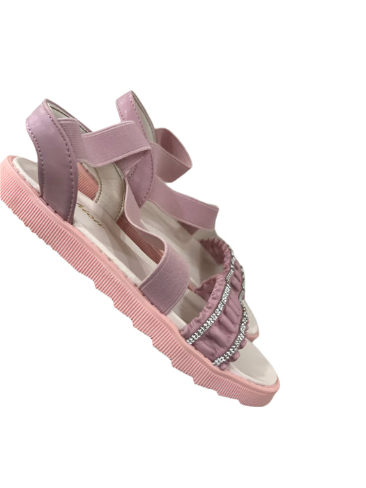 Summer Rhinestone Lightweight, Non-slip and Breathable Wear Resistant Baby Shoes Walking Toddler Shoes Girls Sandals