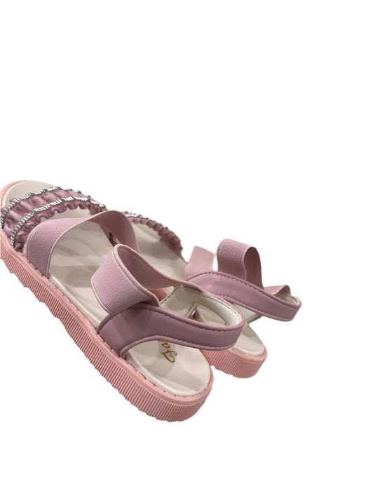 Summer Rhinestone Lightweight, Non-slip and Breathable Wear Resistant Baby Shoes Walking Toddler Shoes Girls Sandals