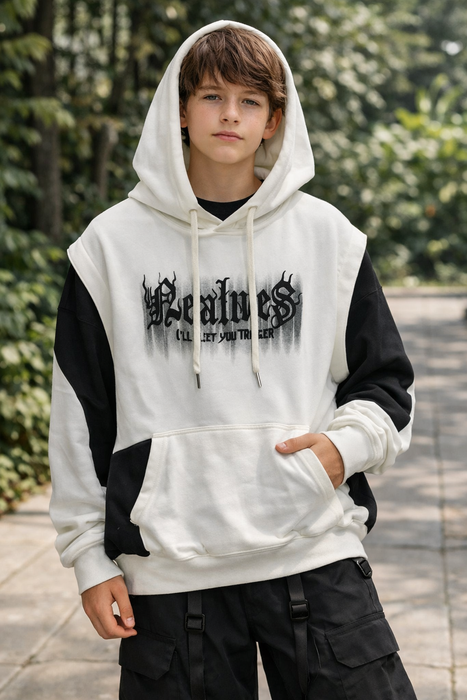 Hooded 2pc with Long Sleeve T-Shirt