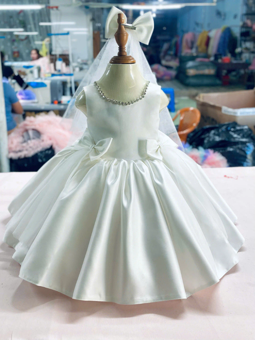 Pink Sweet Puff Party Dress
