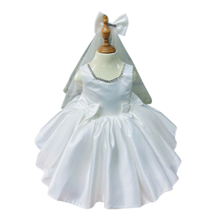 Pink Sweet Puff Party Dress