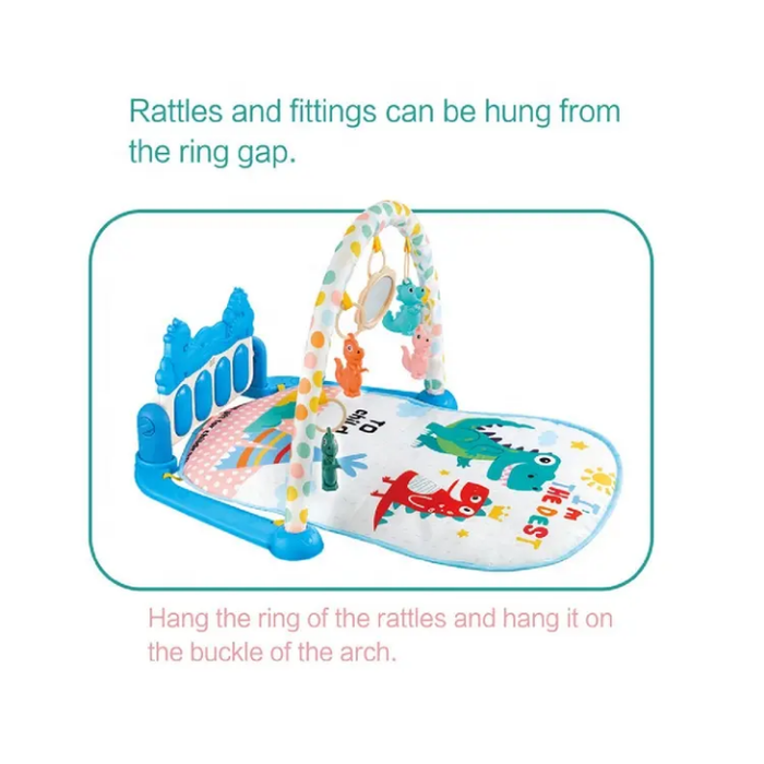 Playgym Baby Activity Cotton Mat Baby Kick Play Piano Gym