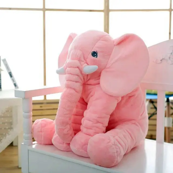 Quality New Custom Soft Stuffed Animal Cute Elephant Doll Plush Toy Baby Sleeping comfort Novelty Gift