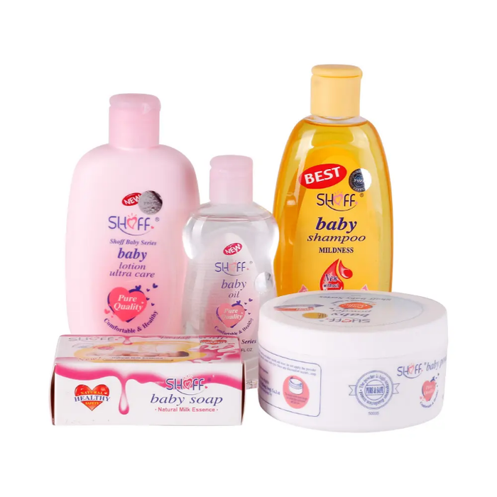 5 Items New Born Baby Skin Care Products Gift Set,Baby Bath Products Skin Care