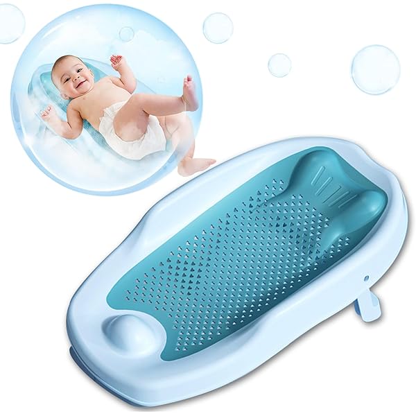 Baby Bath Sitting Lie Bathtub Anti-skid Pad Newborn Bath Net Multi-purpose Support Bath Net Bed