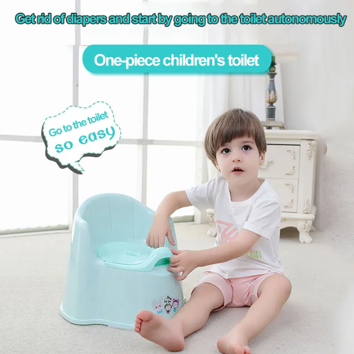 Colorful Baby Potty Plastic Infant Toilet Chair With Backrest