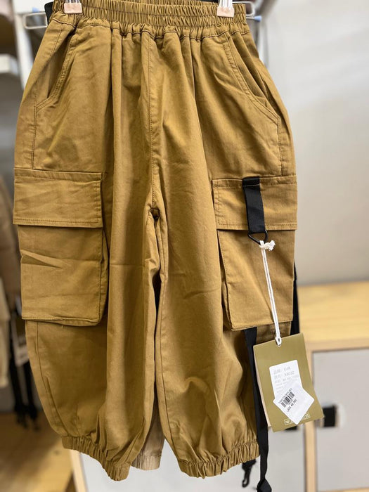 Kids Pants Overalls Spring and Autumn 2024 Korean Style