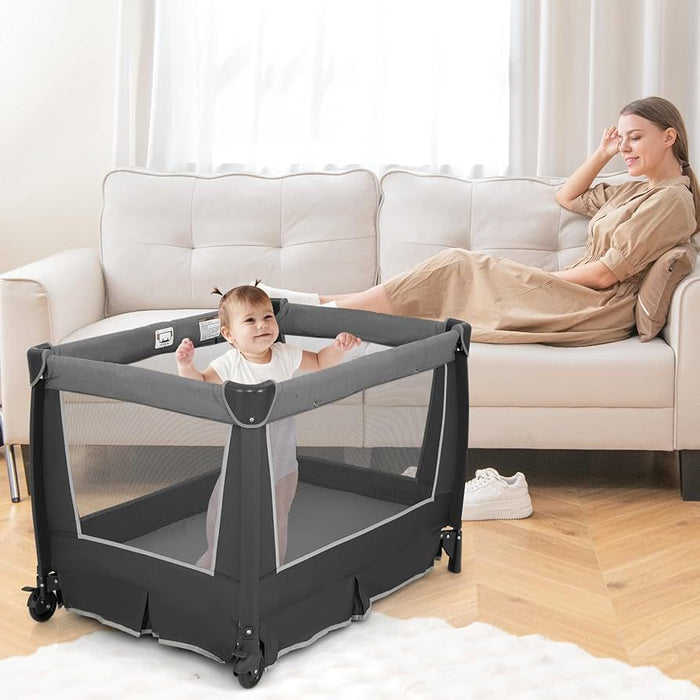 4-in-1 Baby travel Cot
