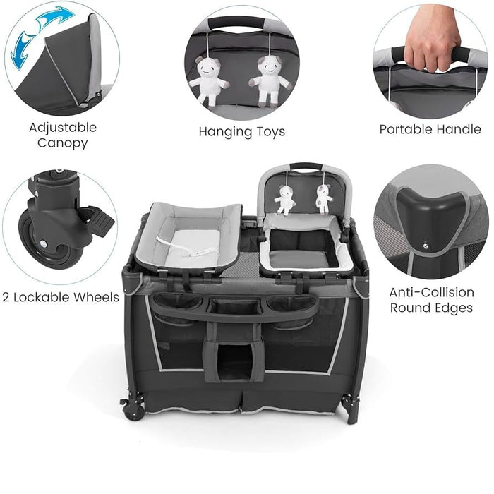 4-in-1 Baby travel Cot