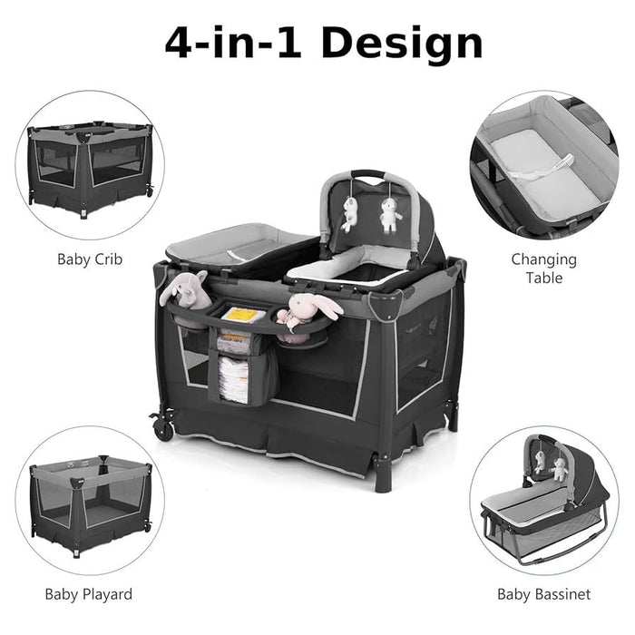 4-in-1 Baby travel Cot