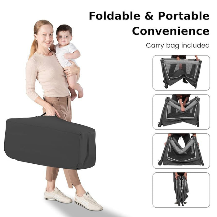 4-in-1 Baby travel Cot