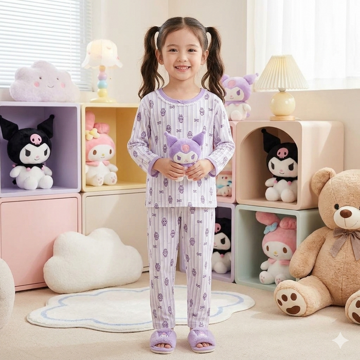 Kuromi Girl's Pajama