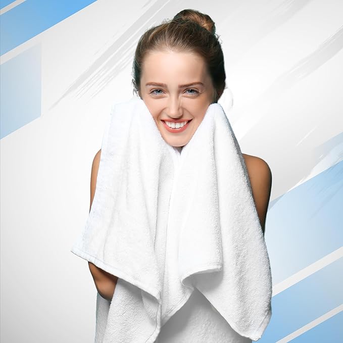 Big Cotton White Towel