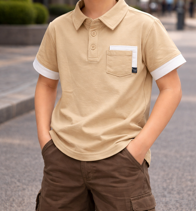 Plain Collared T-Shirt