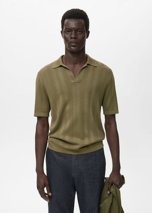 Ribbed Knit Shirt