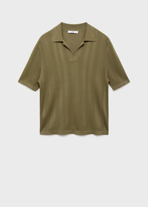 Ribbed Knit Shirt