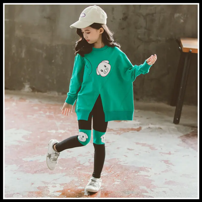 Polyester Comfortable Girl Suit