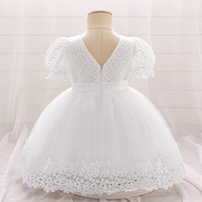 r Baby Girls Birthday Party Dress Princess Short Sleeve Bow Elegant Dresses Kids Frock Design