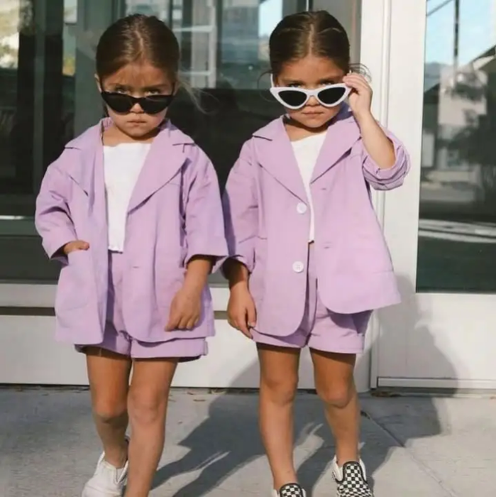 Fashion Baby Girl Coat and Skirt