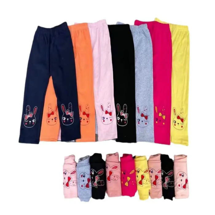 Legging Cotton Summer Active Workout GirlsHigh Waist Children's Dance Leggings for 2-5 Years