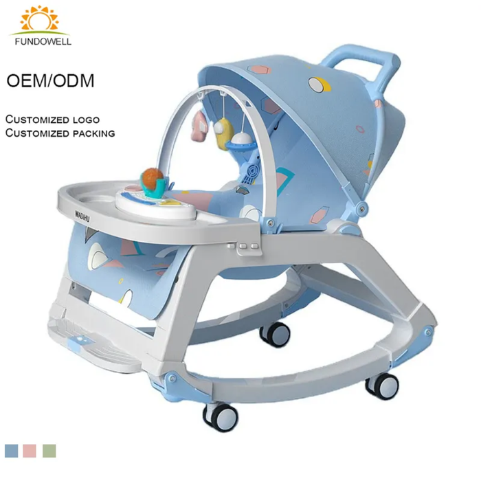 AntiSlip Newborn Eating Food Chair Portable Rocking Chair Multi Functional Baby Rocking Chair