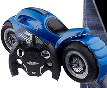 1/14 Scale Kids Electric Stunt Motorcycle Toy Remote Control off Road Motorbike RC Drift Rotation Car Vehicle Model