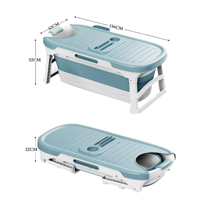 Rigged Cover Foldable Bath Tub