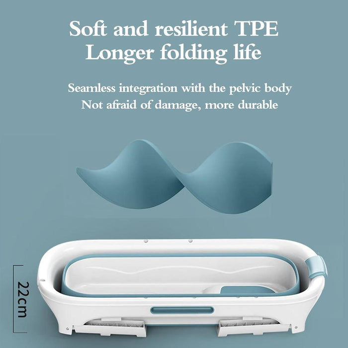 Rigged Cover Foldable Bath Tub