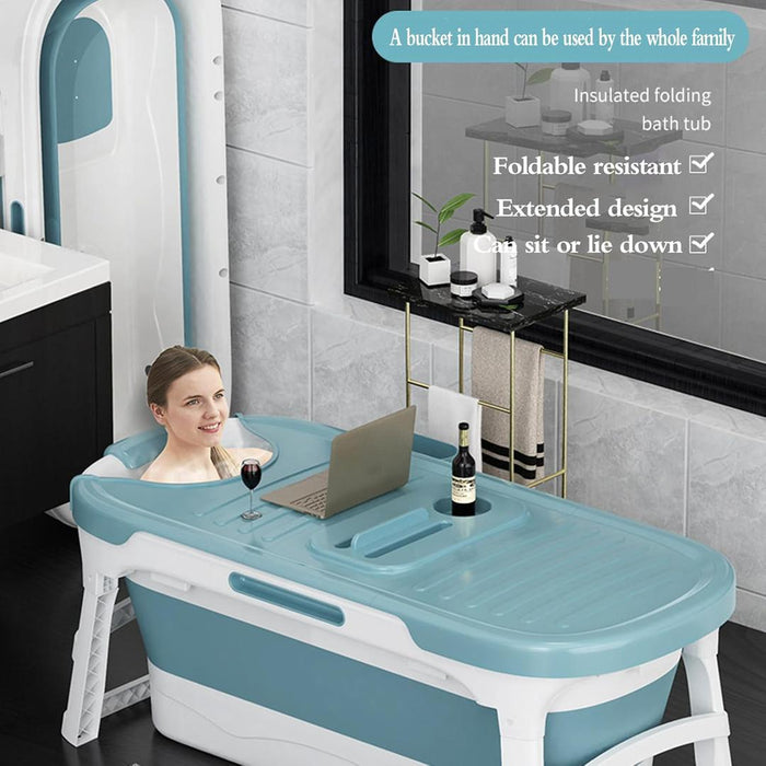 Rigged Cover Foldable Bath Tub